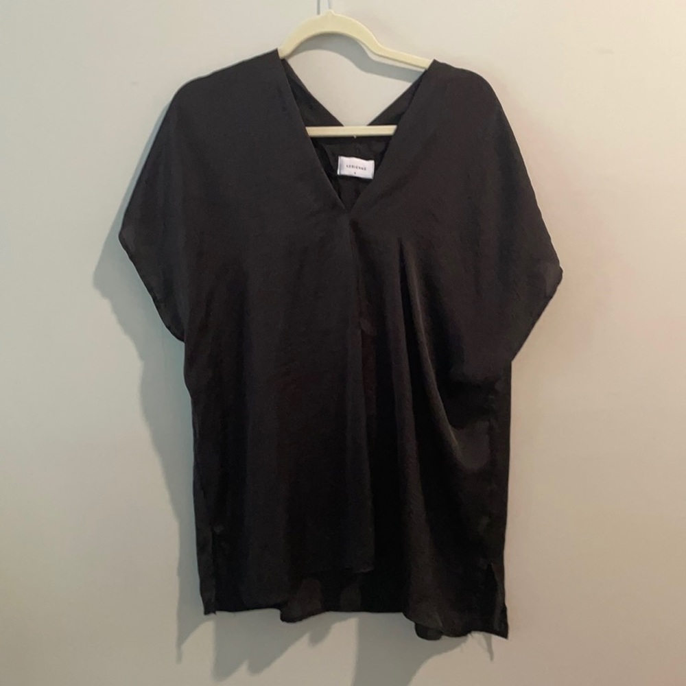 Adrienne Blouse Black Size Medium